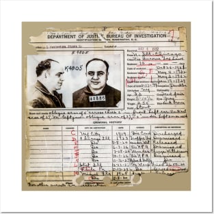 Al Capone Arrest Record, 1932 Posters and Art